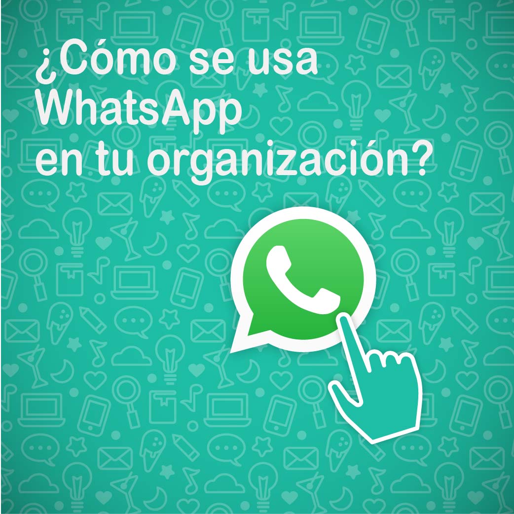 Cómo se usa WhatsApp en las organizaciones